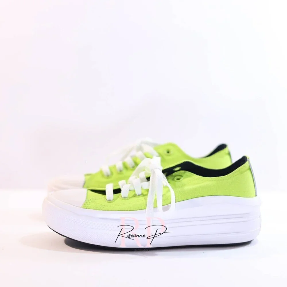 Converse Chuck Taylor All Star Move Low Lime Twist SZ 7 NWOT